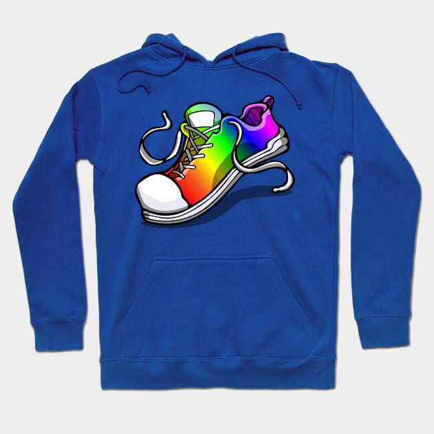 Pride Shoe *Rainbow* Hoodie by deancoledesign